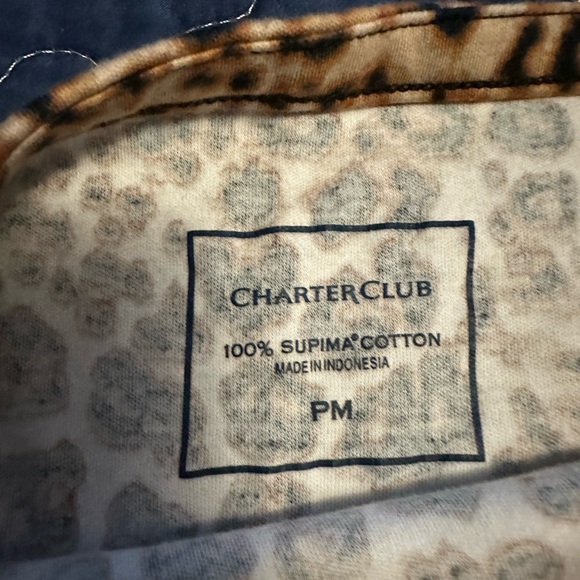 Animal print charter club PM petite medium top - Picture 9 of 14